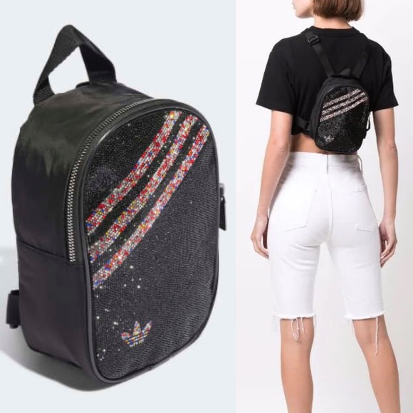 adidas Bags Adidas Mini Glam Rhinestones Backpack Blackpink New Poshmark